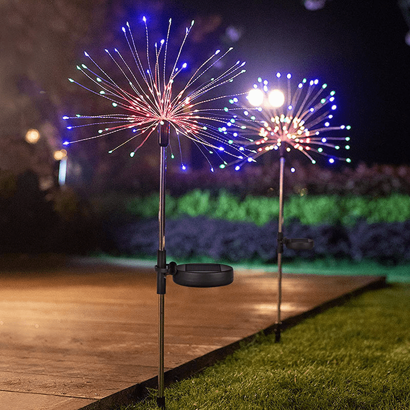 Solar Fireworks Lights Outdoor