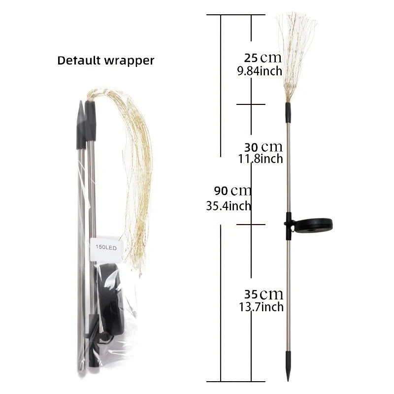 Solar Fireworks Lights Outdoor