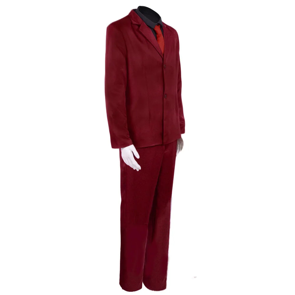One Piece Sanji Cosplay Costume Red Suit