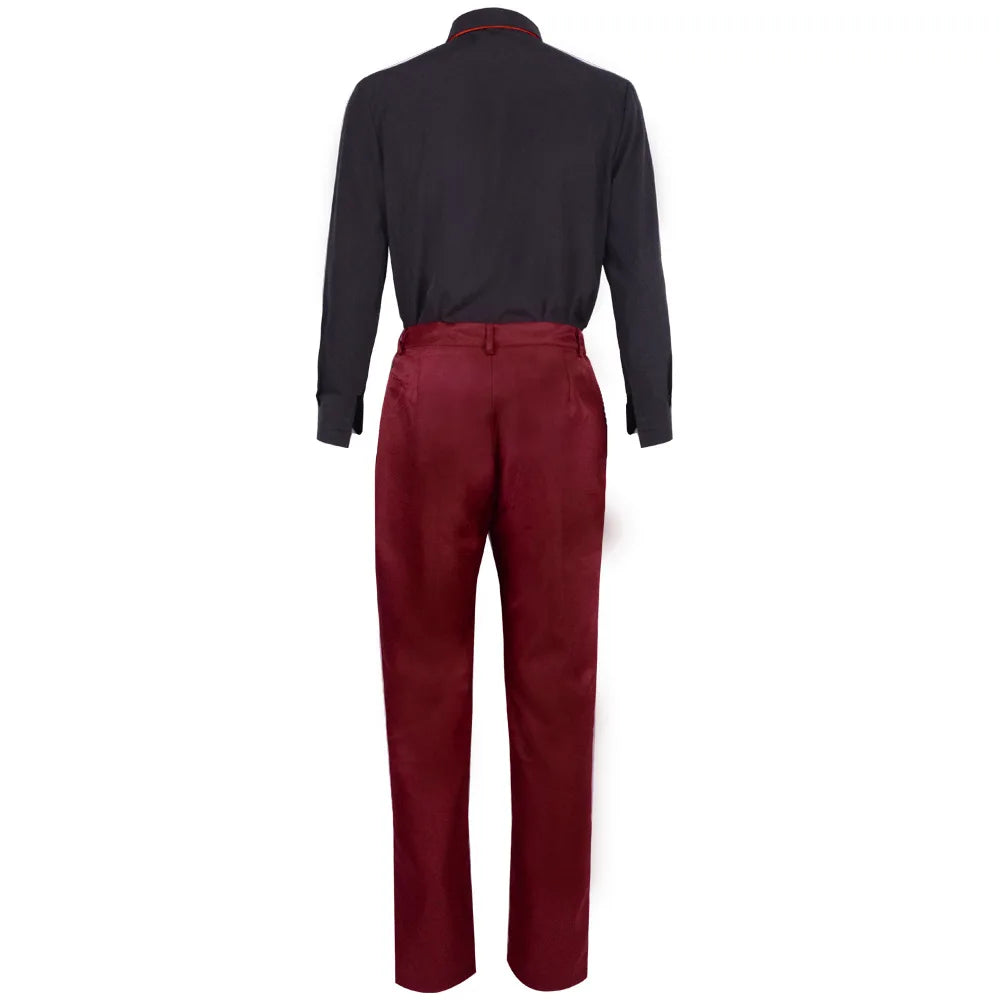 One Piece Sanji Cosplay Costume Red Suit