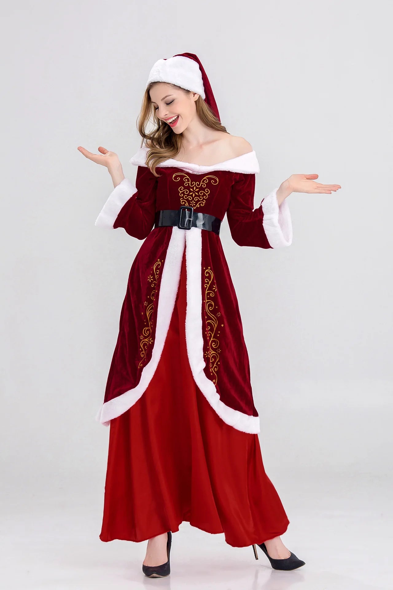 Christmas Santa Claus Costume  Adult