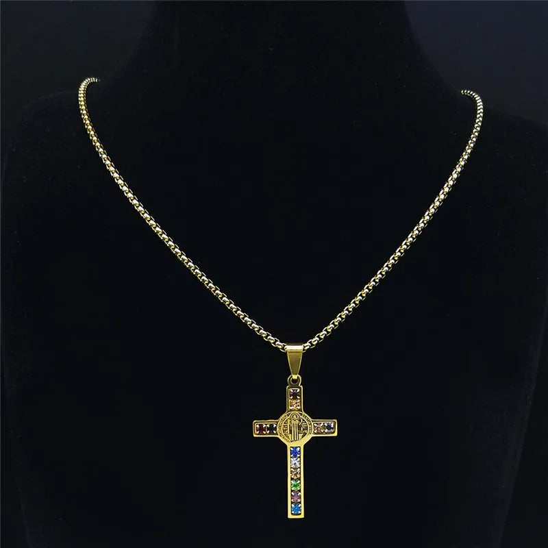Catholic Jesus Cross Necklace <3