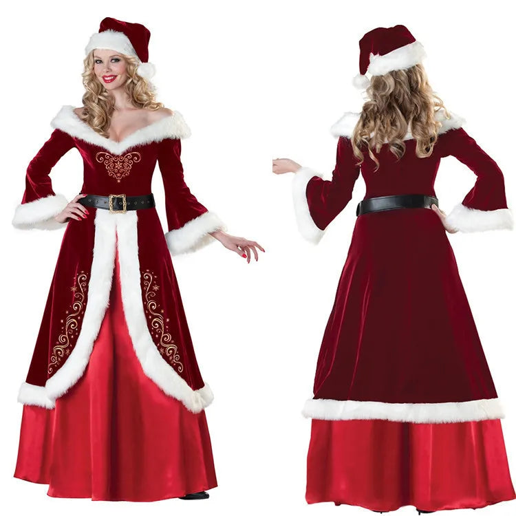 Christmas Santa Claus Costume  Adult