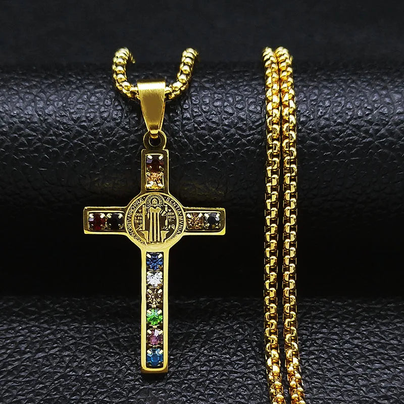 Catholic Jesus Cross Necklace <3