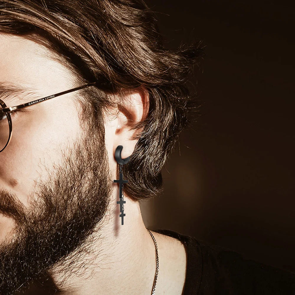 Vnox Earrings for Men Women