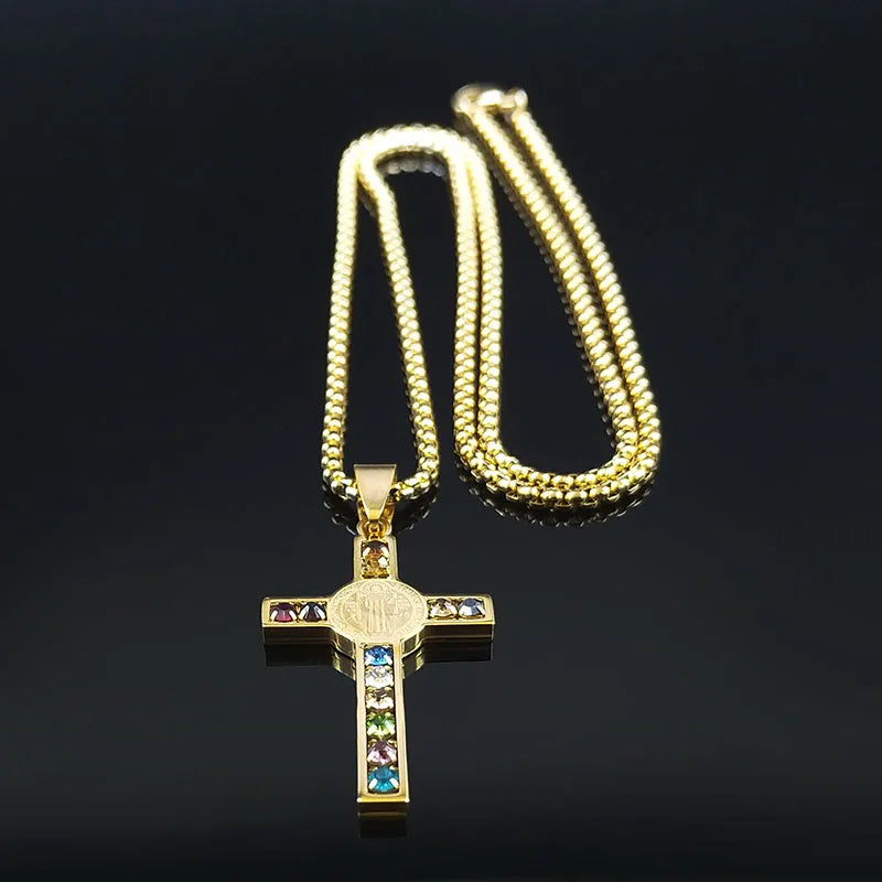 Catholic Jesus Cross Necklace <3