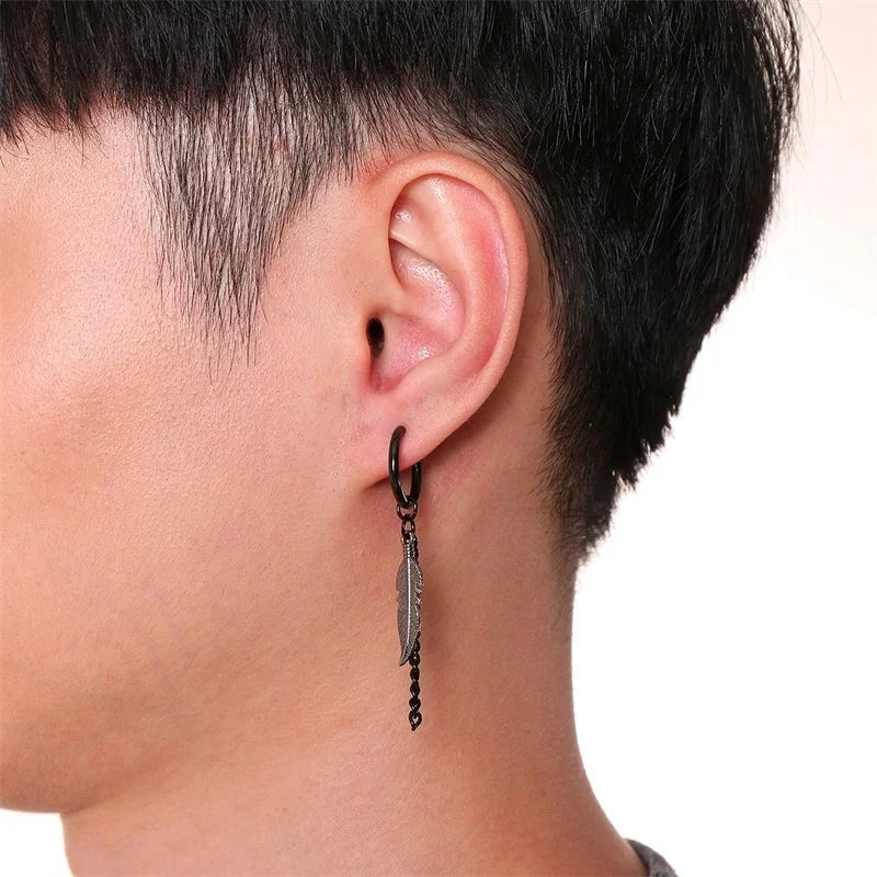 Vnox Earrings for Men Women