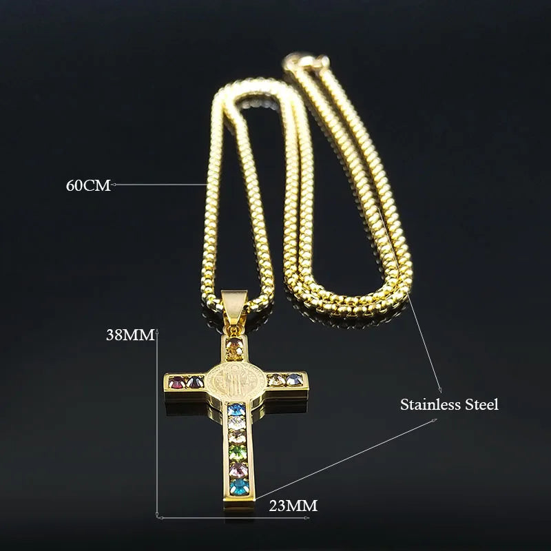 Catholic Jesus Cross Necklace <3