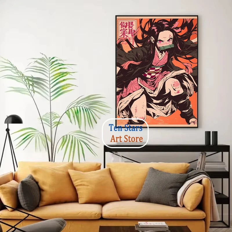 Demon Slayer Poster/Wall Pictures Home Room Decor