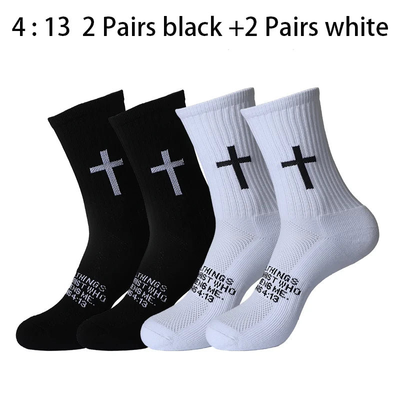 4 Pairs Christian Socks