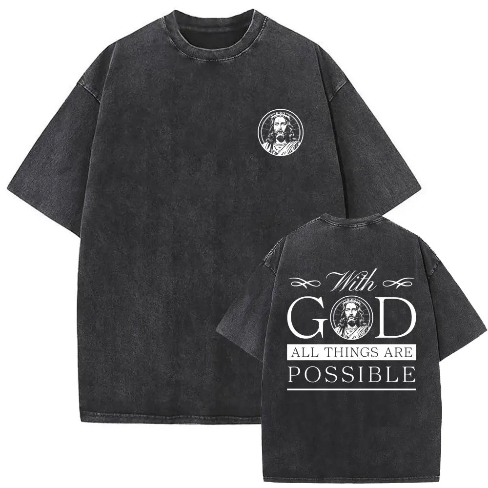 Jesus Vintage Washed T-shirt