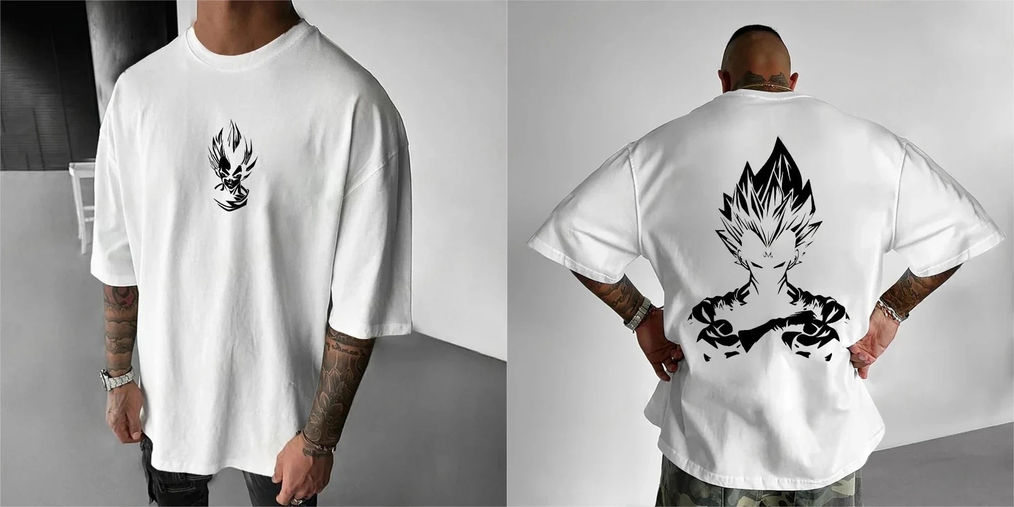 NEW! Dragon Ball Z  T-Shirts  Black&White