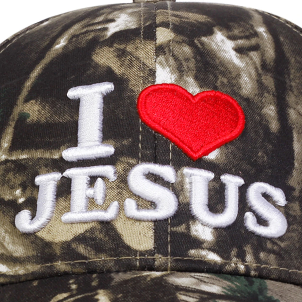 Unisex I LOVE JESUS Baseball Caps ❤️
