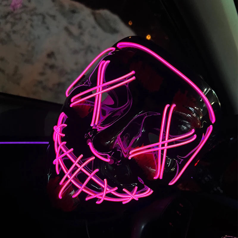 Wireless Neon LED Purge Mask