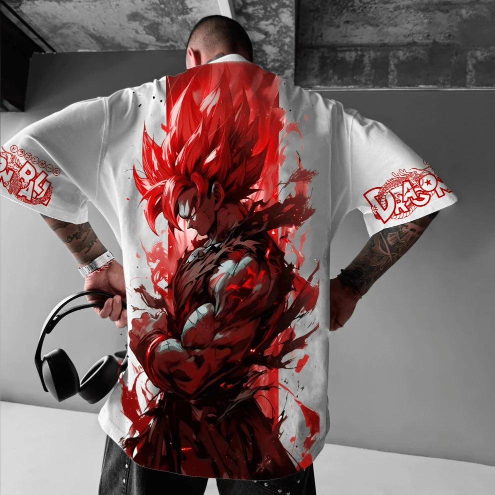 Dragon Ball Z Oversized T-Shirts ❤️