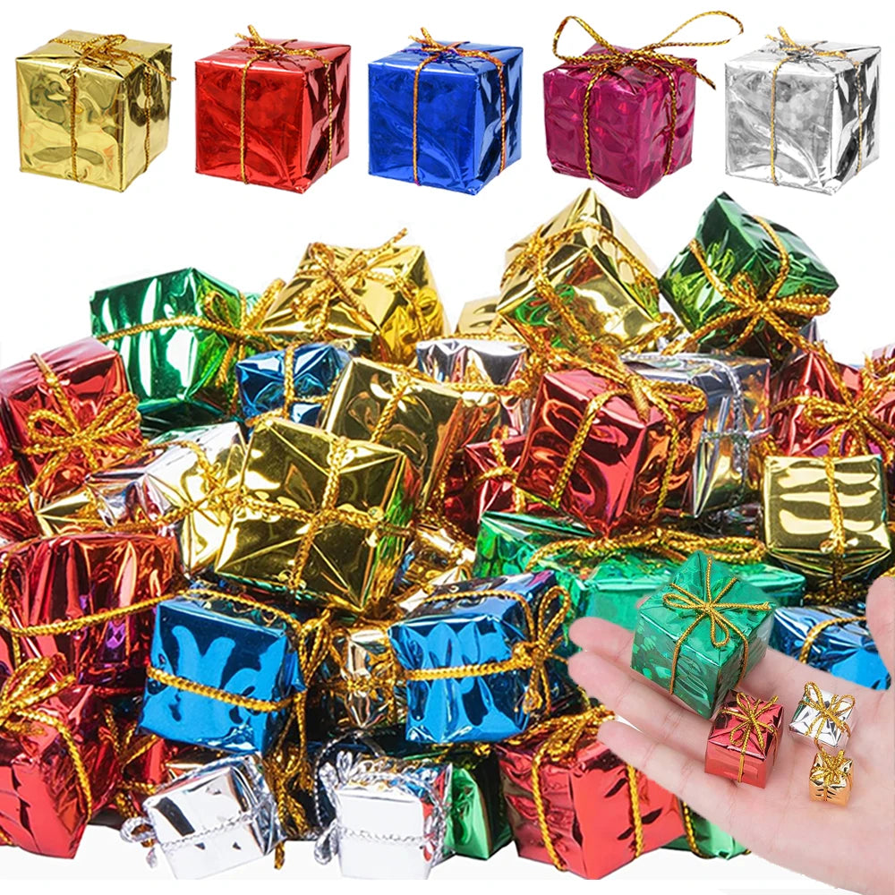 Mini Xmas Ornaments Gifts Boxes