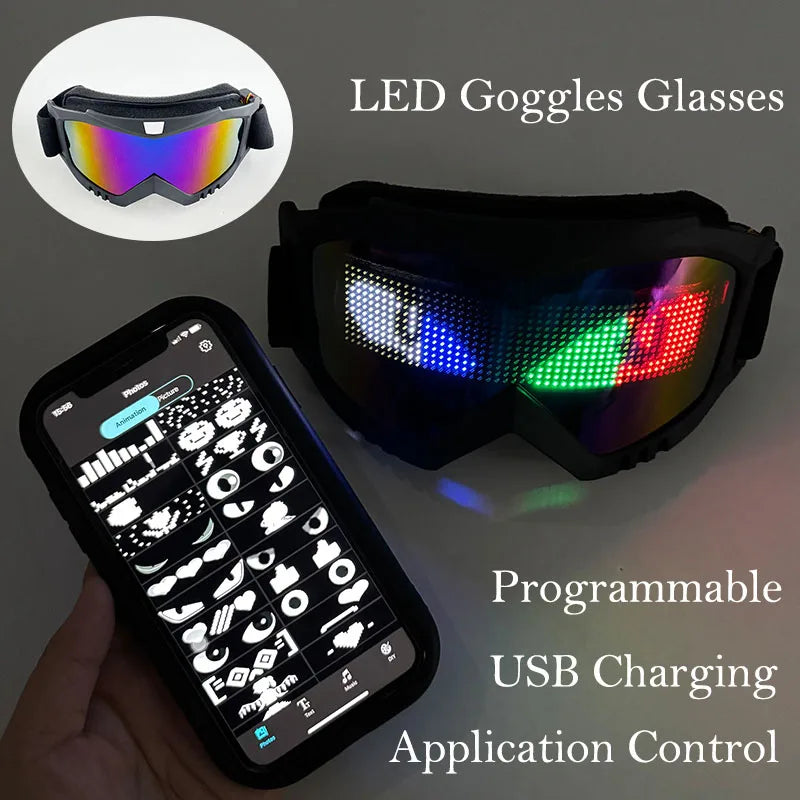 LED Neon Glowing Gloves