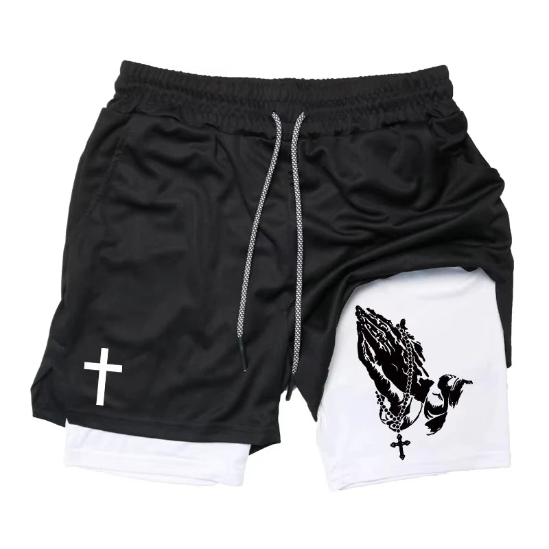 Cross Bible Fitness Shorts 💪 ✝️