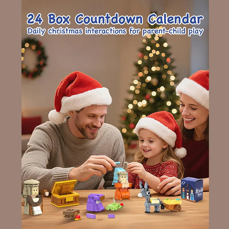 Christmas Advent Calendar Gift Box