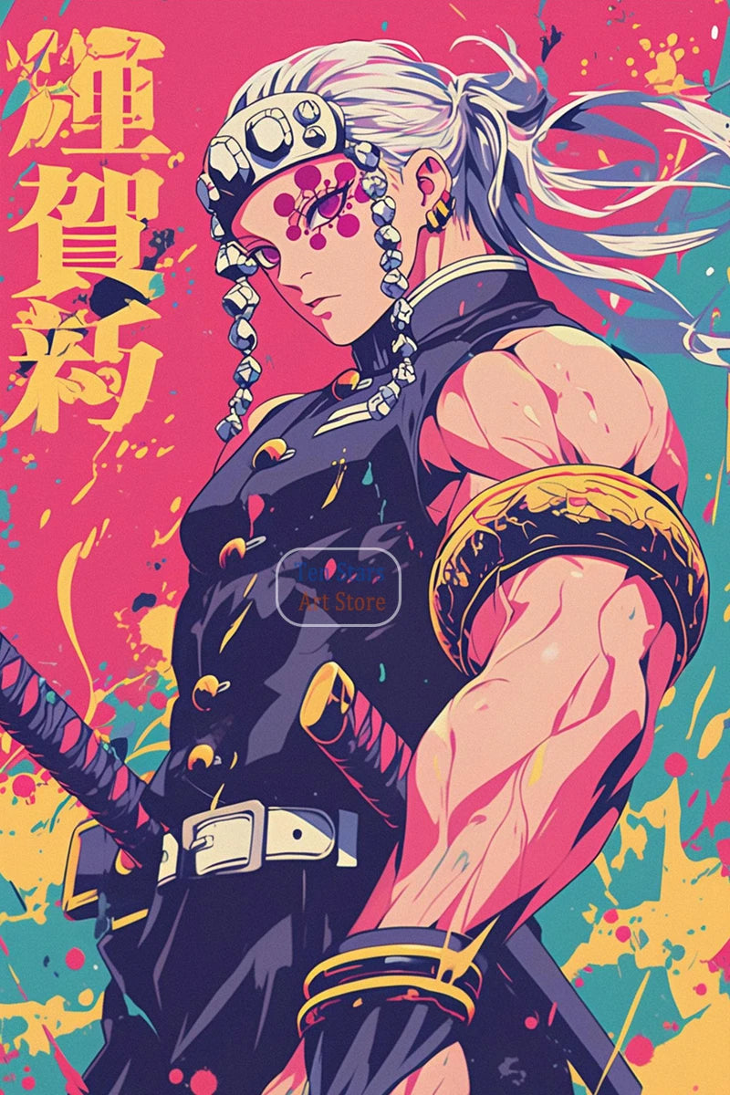 Demon Slayer Poster/Wall Pictures Home Room Decor