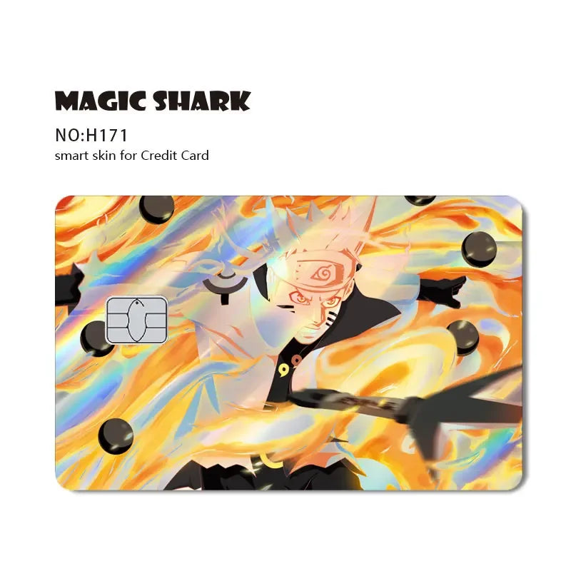 Pain Anime Sticker for Credit Cards