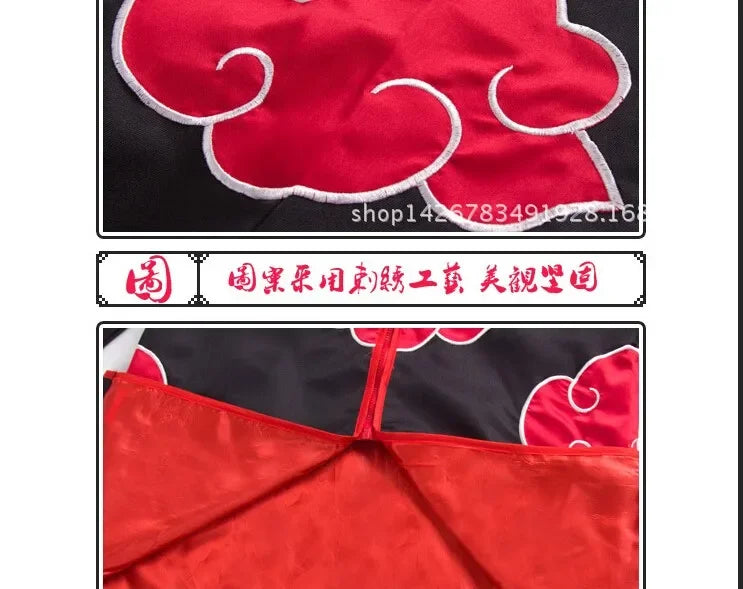 HOT SALE  Anime Naruto Akatsuki Costume