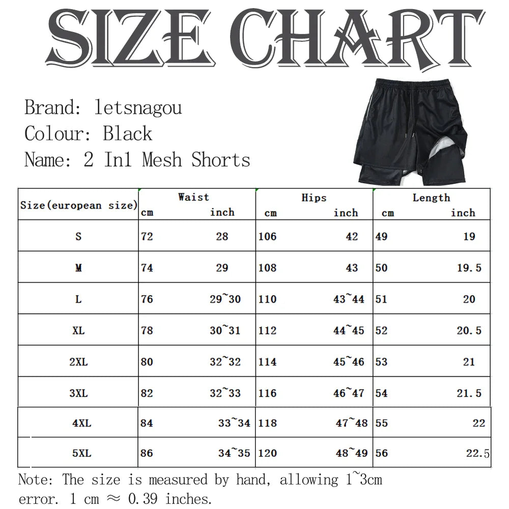 Anime Performance Shorts Men Women 2 In 1