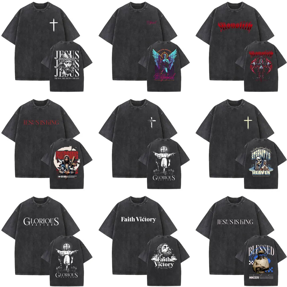 Jesus Vintage Washed T-shirt