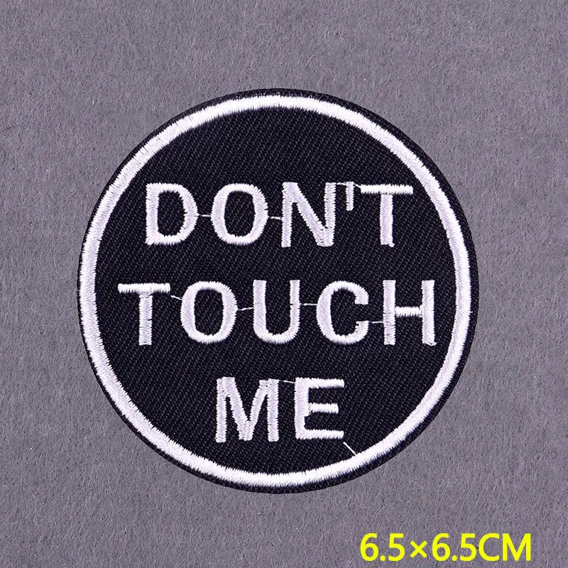 Embroidery Patch Positive Slogan