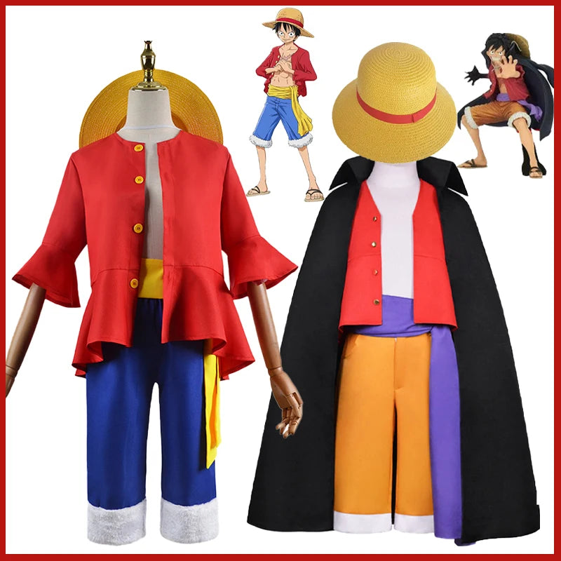 One Piece Pirate Luffy Cosplay Costumes