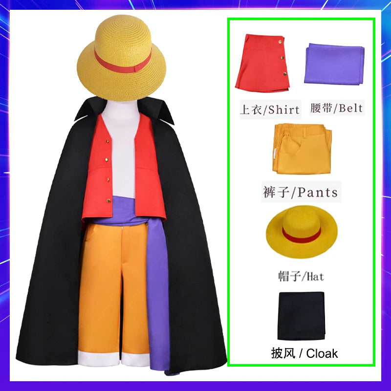 One Piece Pirate Luffy Cosplay Costumes