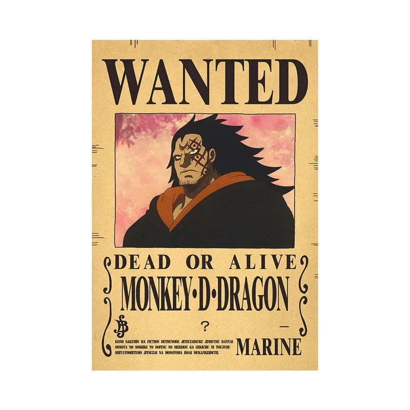 One Piece Anime Bounty Wanted Posters