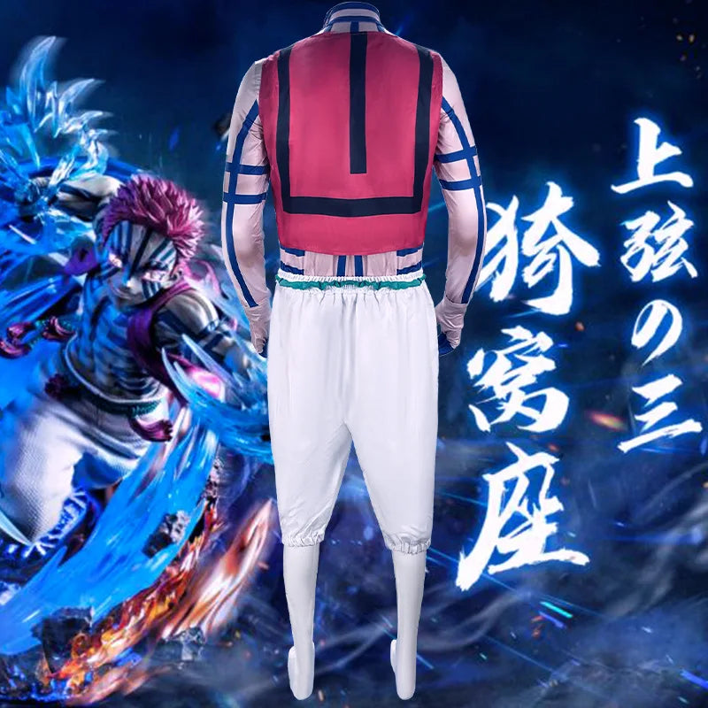 Demon Slayer Season 3 Akaza Cosplay Costume