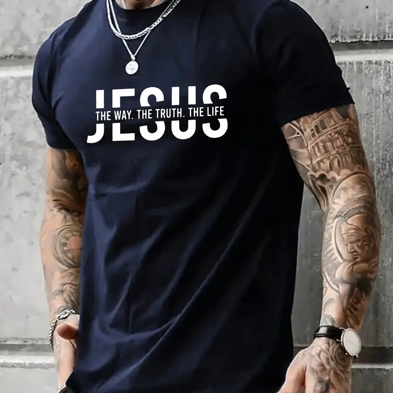 100% pure cotton casual fit Jesus Way T-shirt