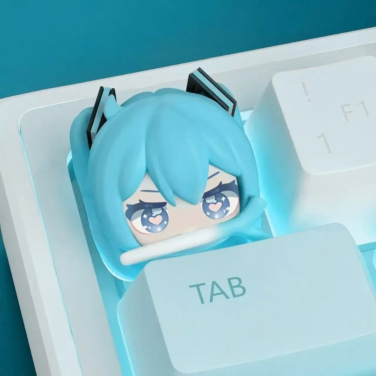 Cute Hatsune Miku DIY Keycaps Anime