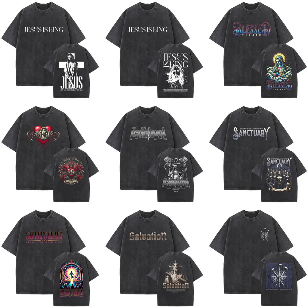 Jesus Vintage Washed T-shirt