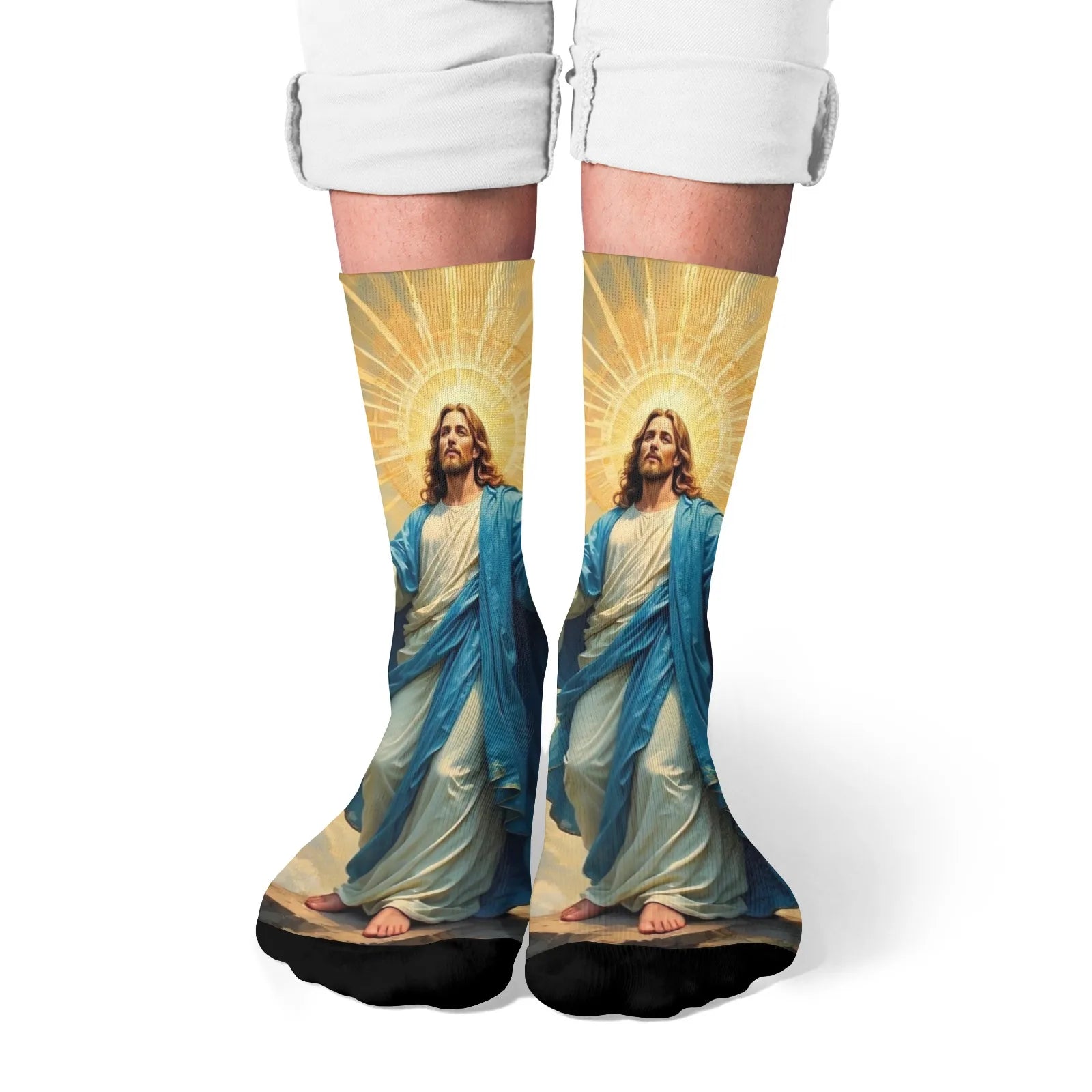 Jesus Sacred Heart Socks