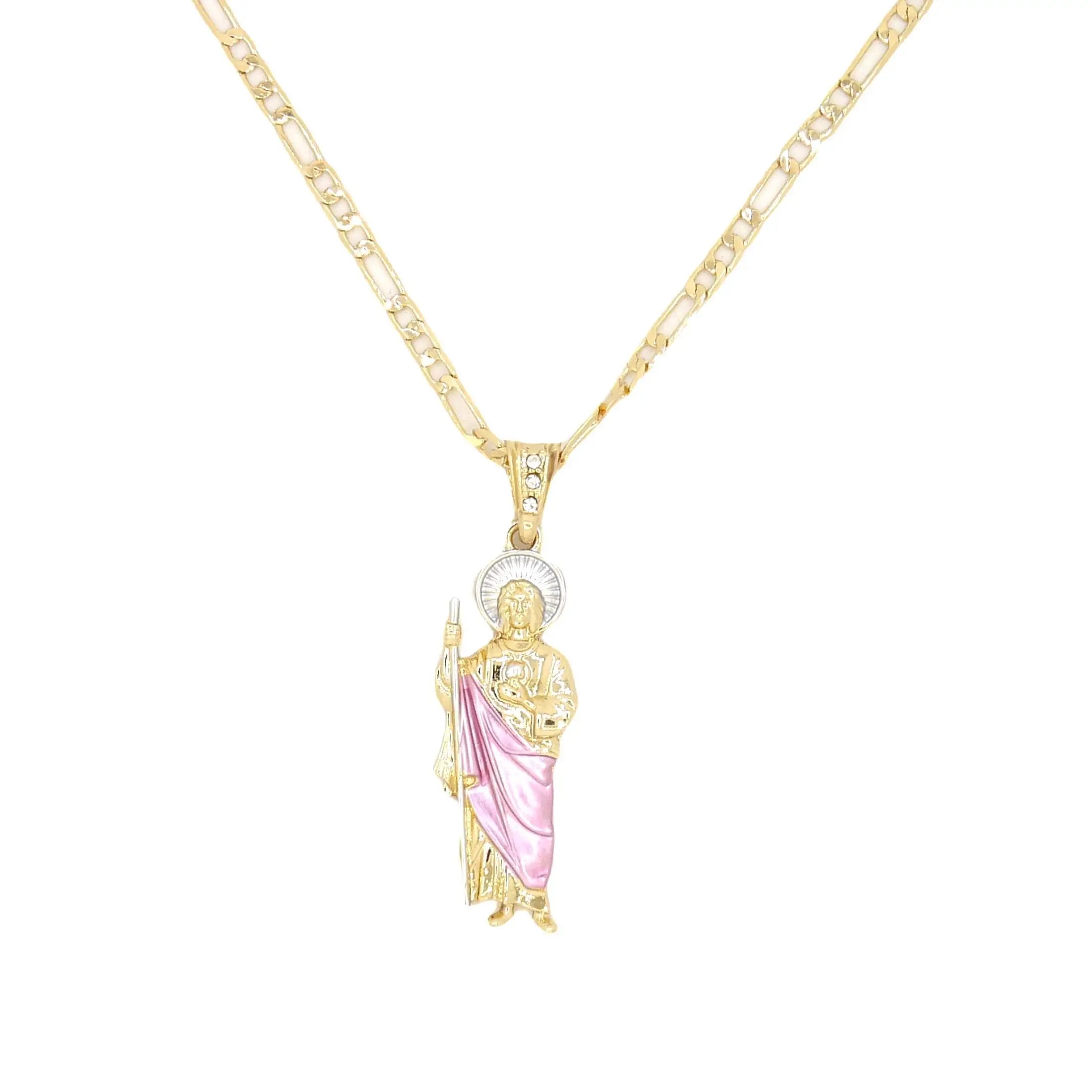 Saint Jude Necklace 14K Gold Plated