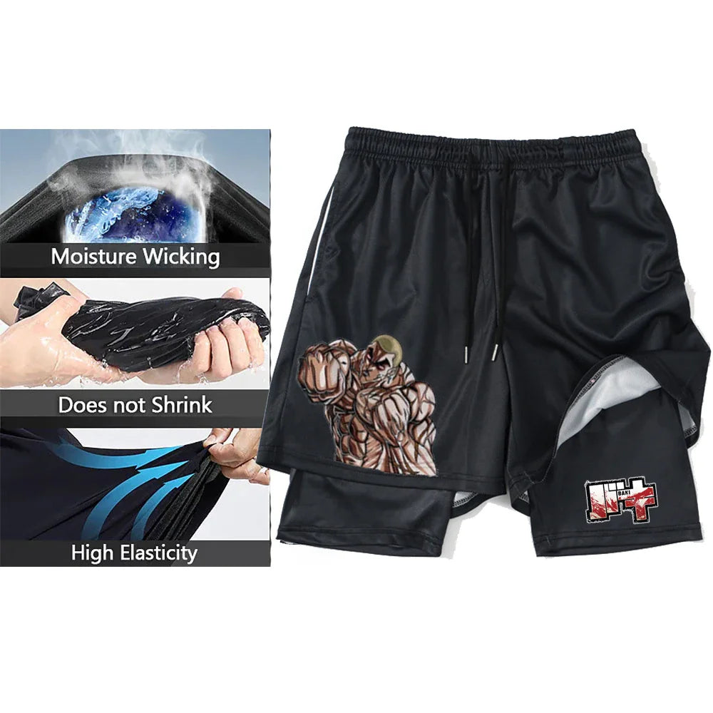 Anime Performance Shorts Men Women 2 In 1