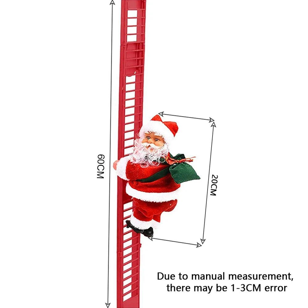 Electric Climbing Ladder Santa Claus Music
