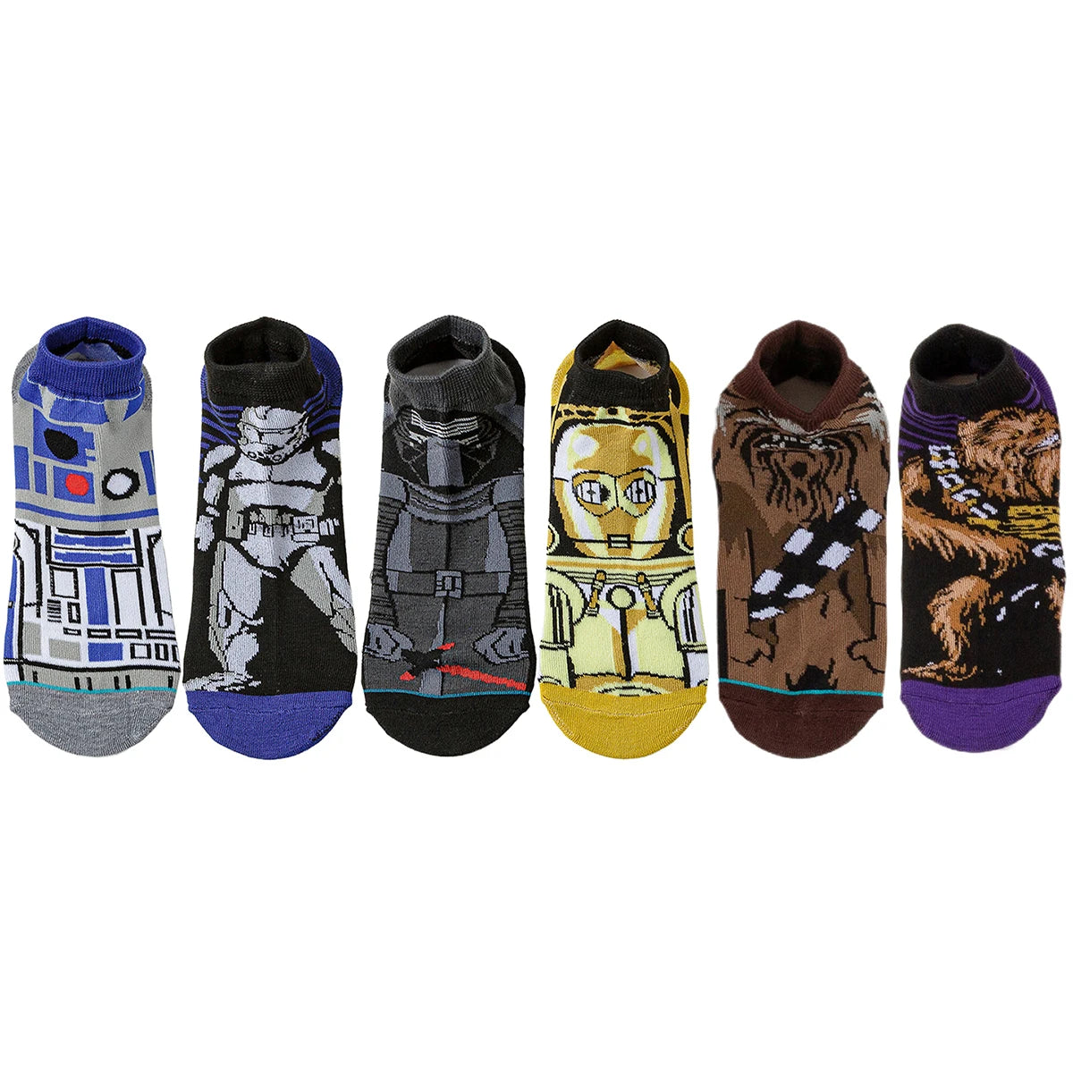 6Pairs Disney Funny Socks