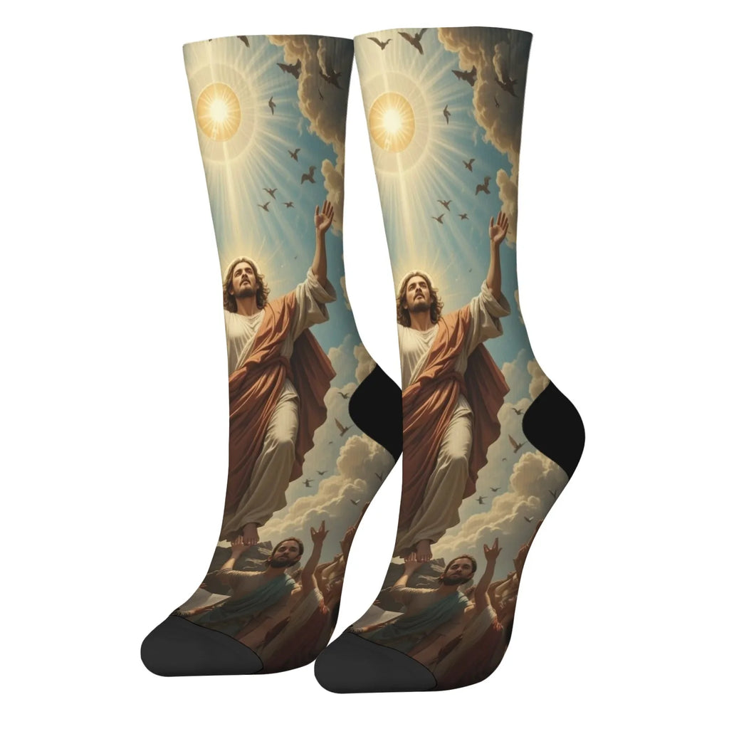 Jesus Sacred Heart Socks