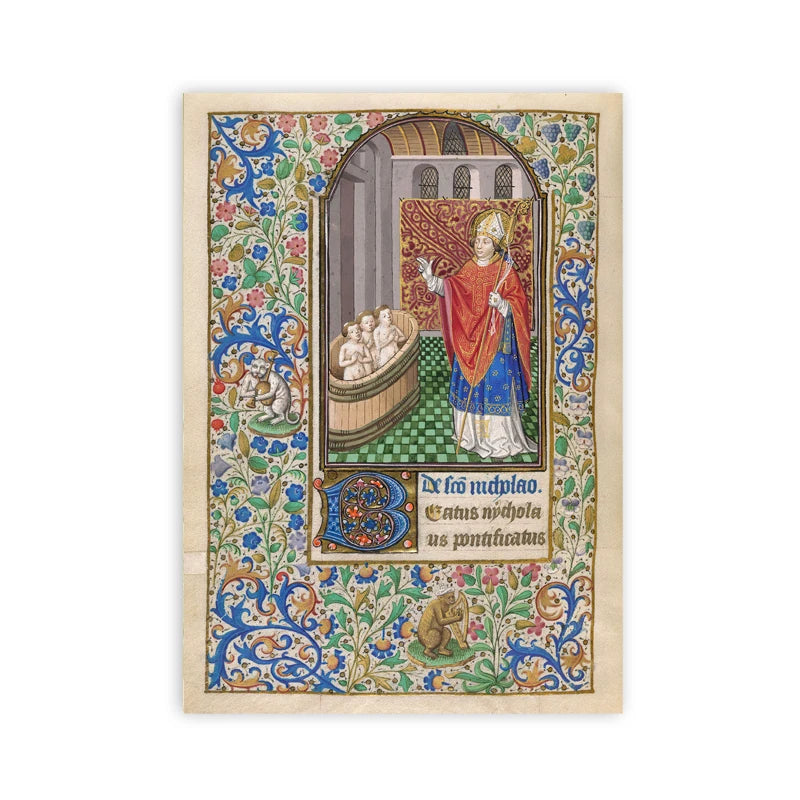 Colorful Illustrations of Vintage Illuminated Manuscripts r