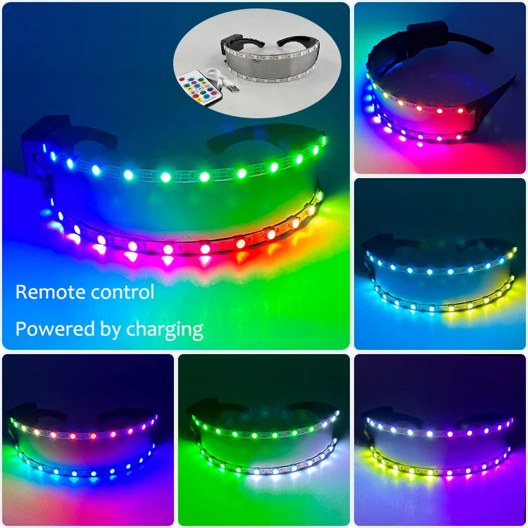 LED Neon Glowing Gloves