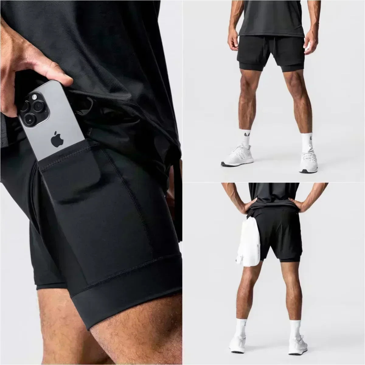 One Piece Men's Double Shorts