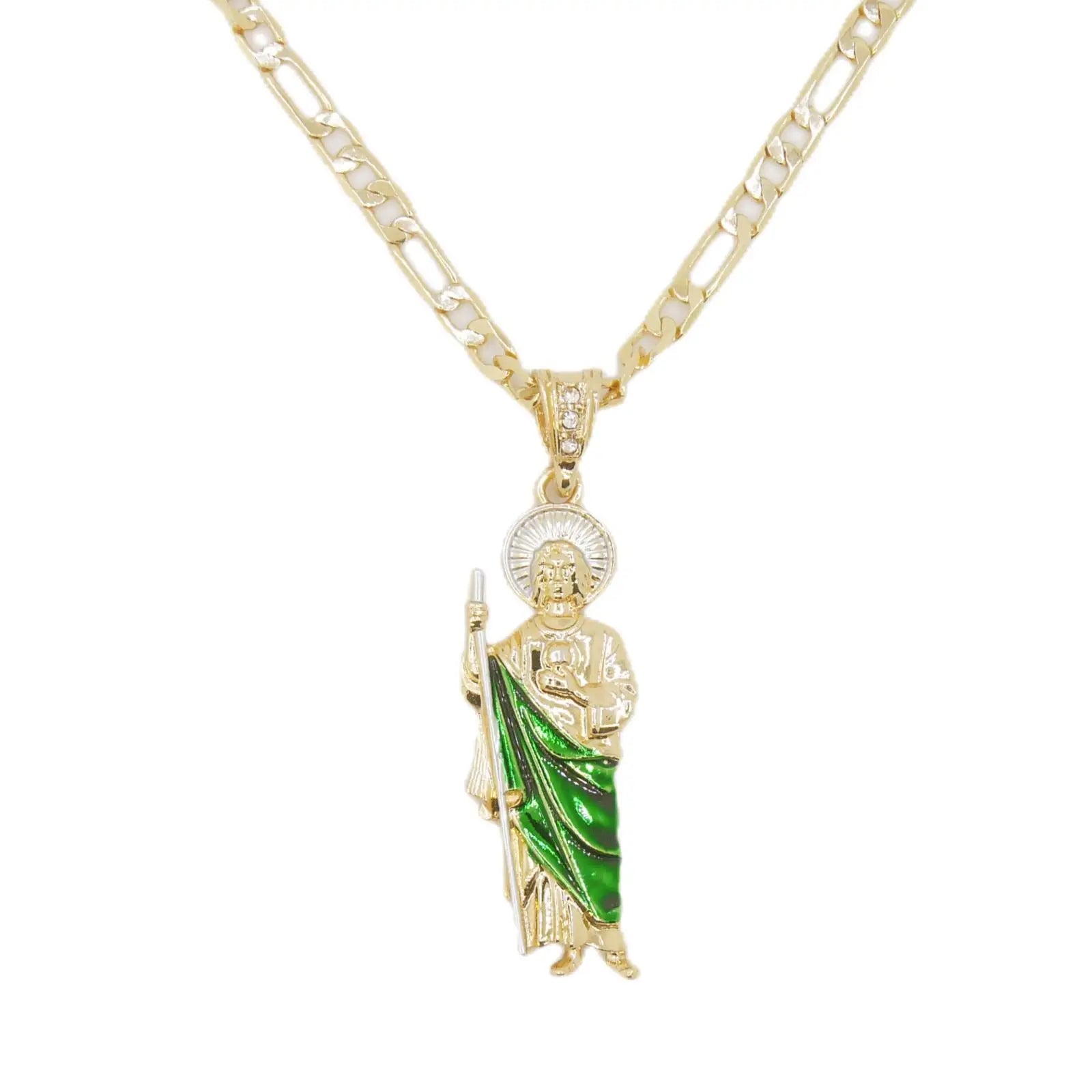 Saint Jude Necklace 14K Gold Plated