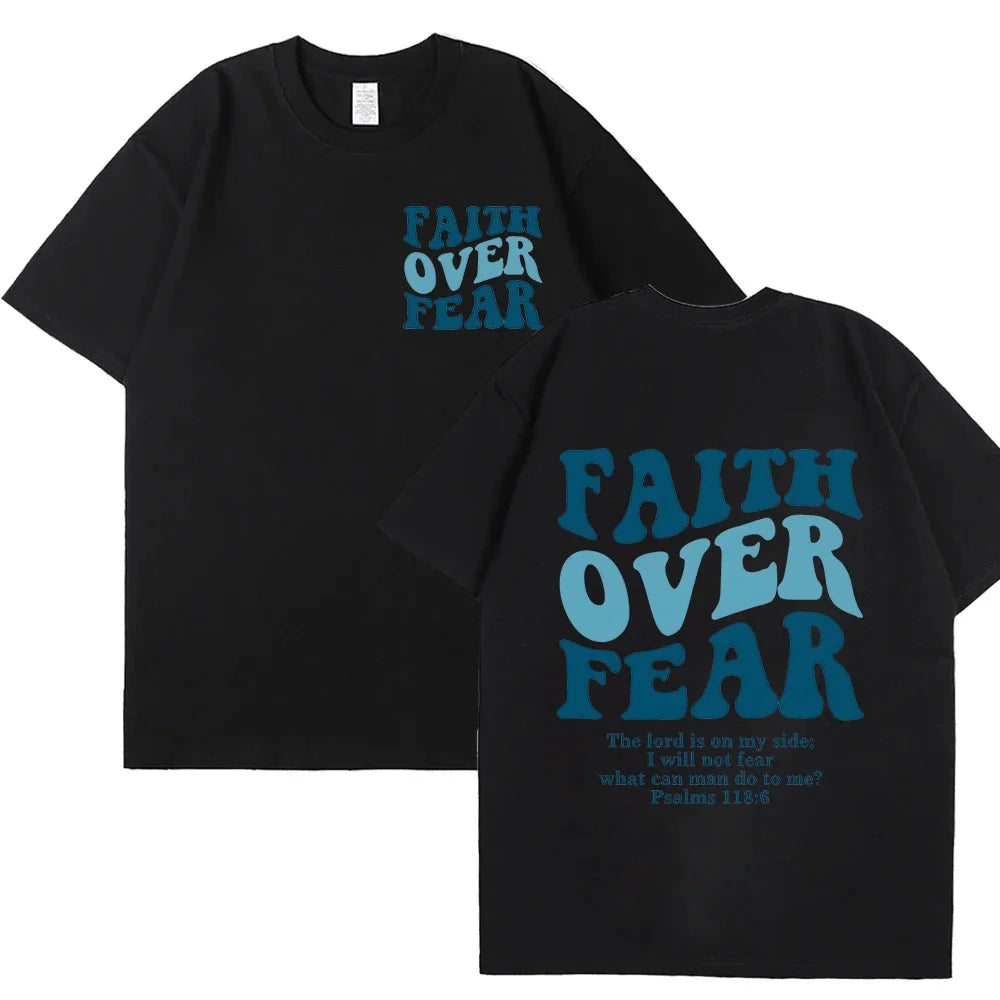 Faith Over Fear Christian  T-shirts