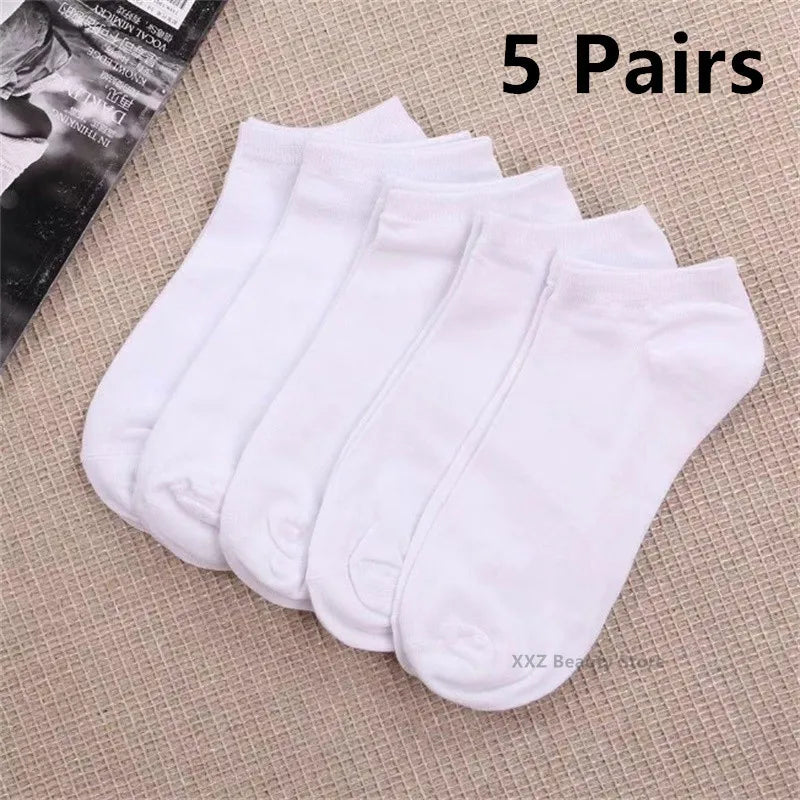 5/10/20 Pairs White Breathable Socks