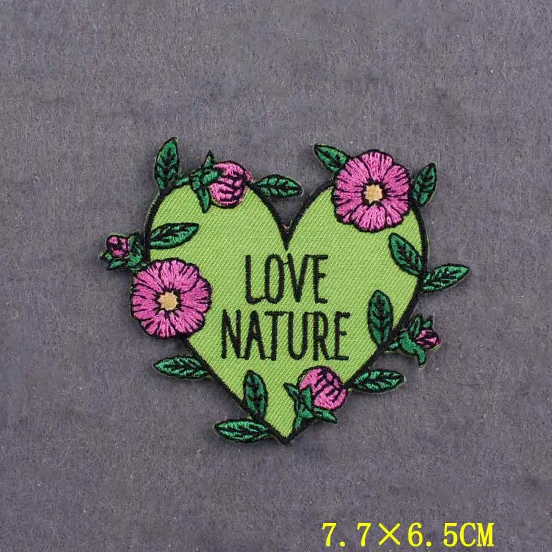 Embroidery Patch Positive Slogan