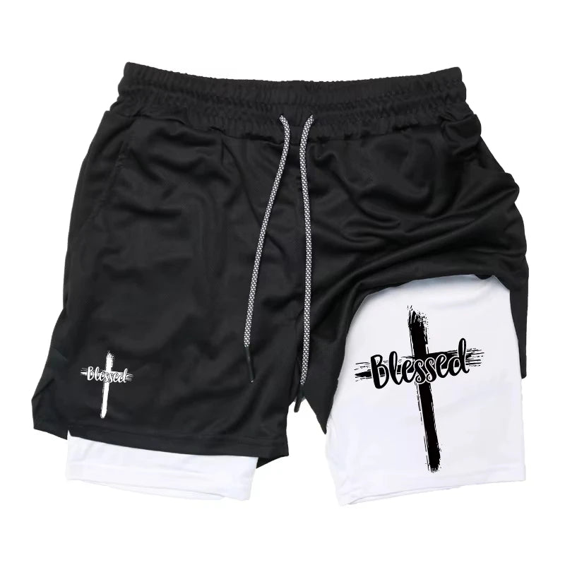 Cross Bible Fitness Shorts 💪 ✝️